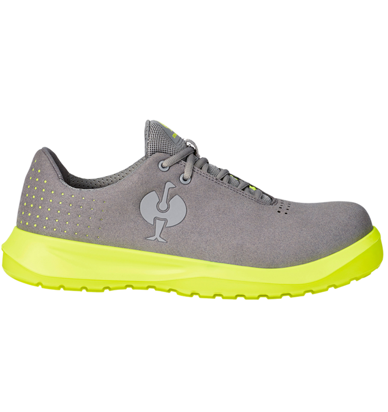 S1P: S1P Safety shoes e.s. Banco low + pearlgrey/high-vis yellow 2
