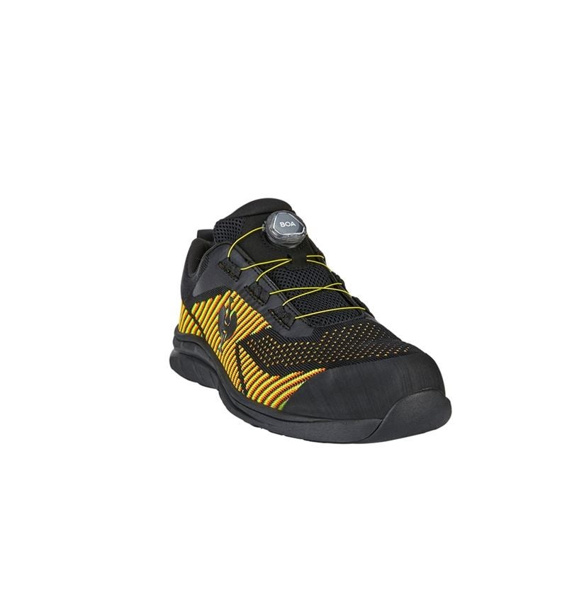 S1: S1 Safety shoes e.s. Tegmen IV low + black/high-vis yellow/high-vis orange 3