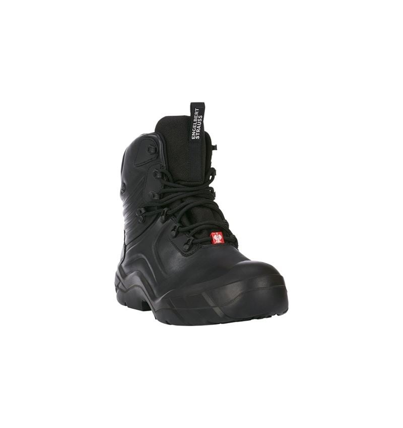 Roofer / Crafts_Footwear: e.s. S3 Safety boots Apodis mid + black 3
