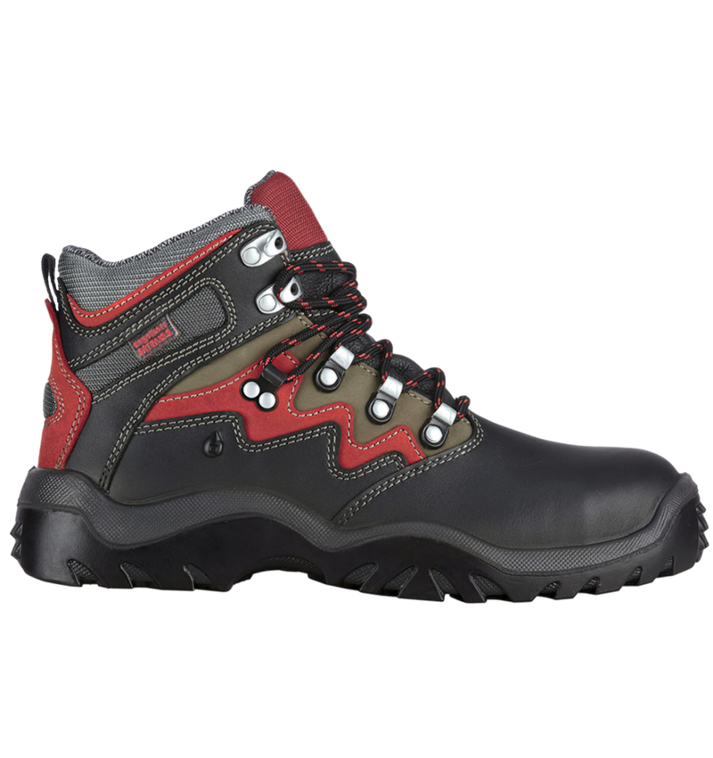 Roofer / Crafts_Footwear: e.s. S3 Safety boots München + black/anthracite/red