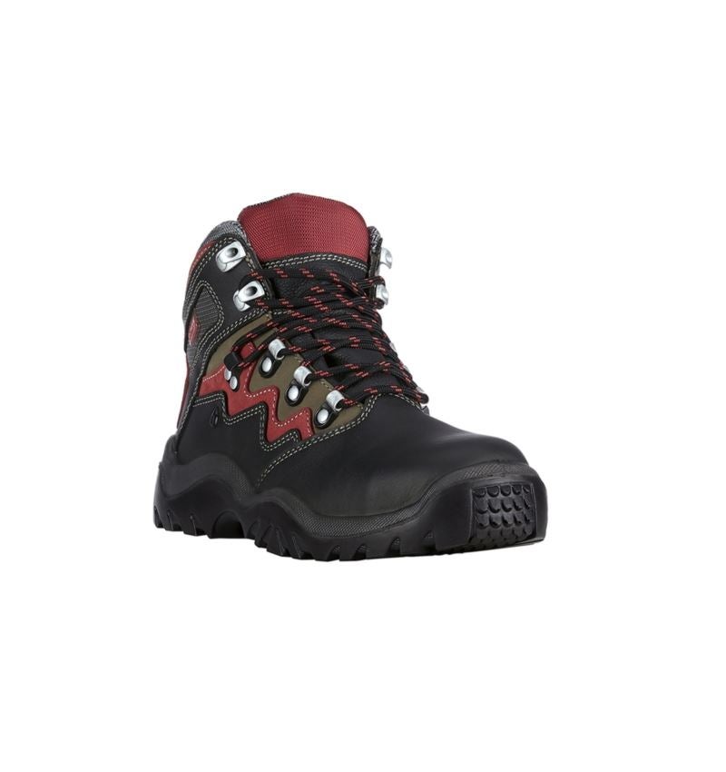 Roofer / Crafts_Footwear: e.s. S3 Safety boots München + black/anthracite/red 1