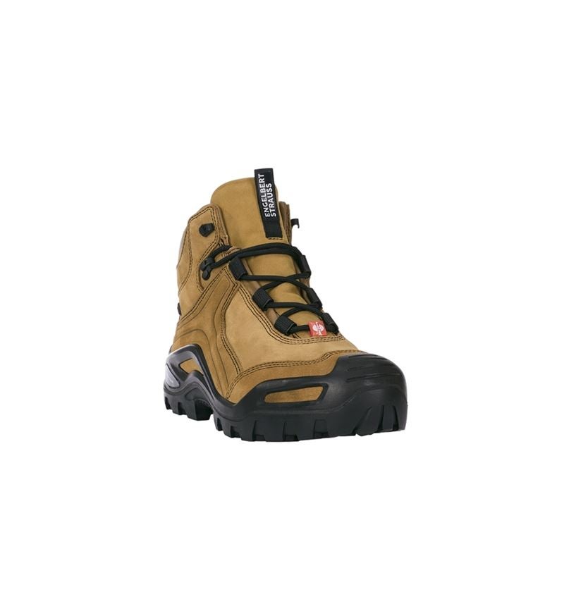 Roofer / Crafts_Footwear: e.s. S3 Safety boots Nembus mid + walnut 2