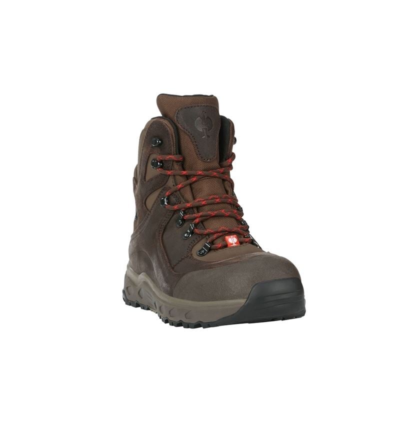 S3: S7S Safety boots e.s. Siom-x12 mid + chestnut/hazelnut 2