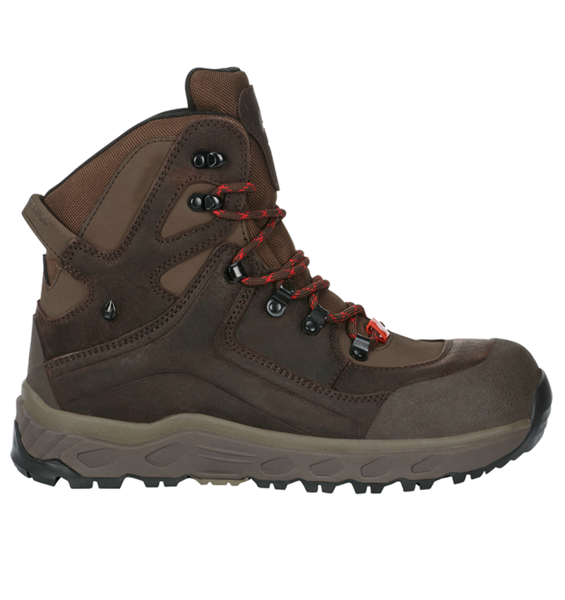 S3: S7S Safety boots e.s. Siom-x12 mid + chestnut/hazelnut 1