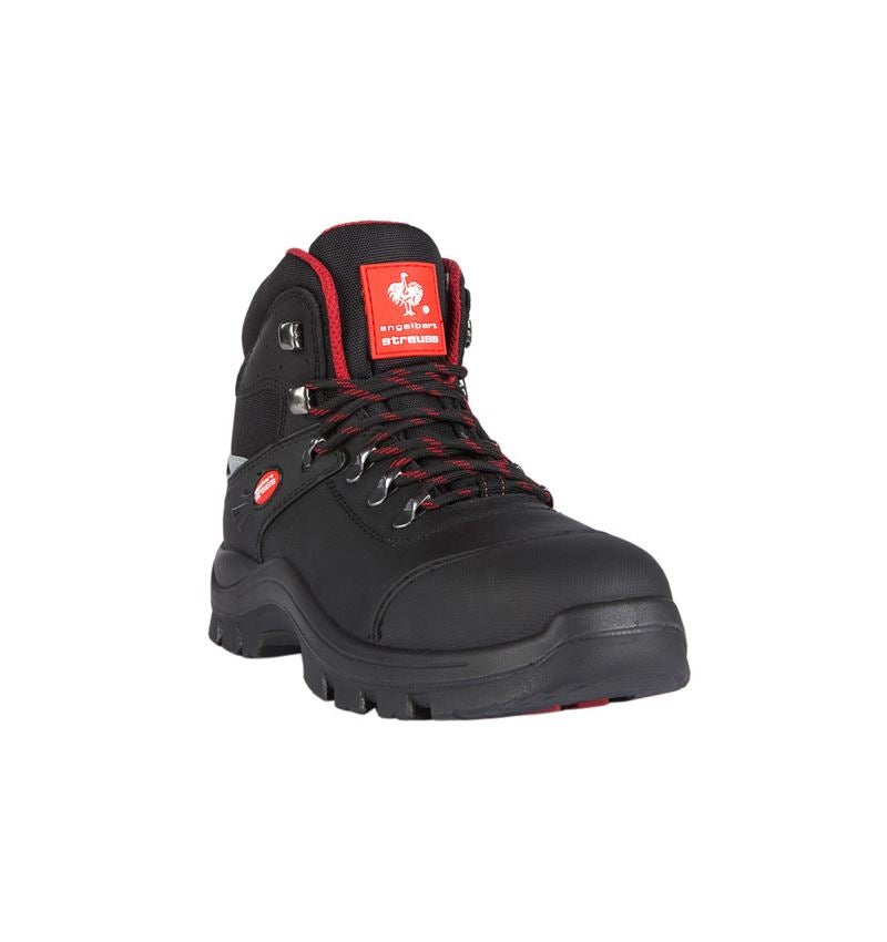 Roofer / Crafts_Footwear: S3 Safety boots David + black/red 1