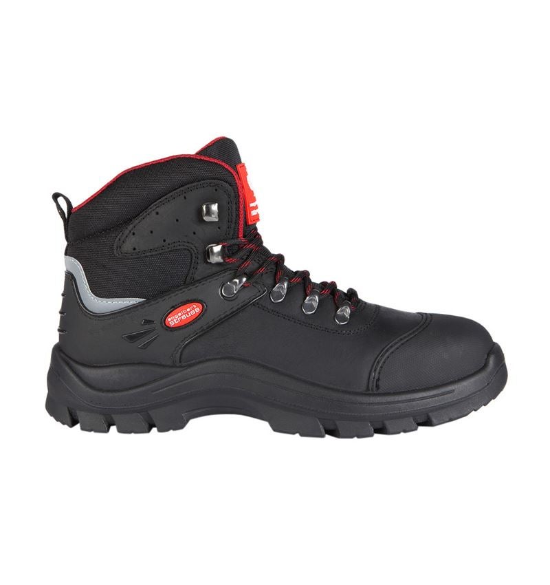 Roofer / Crafts_Footwear: S3 Safety boots David + black/red