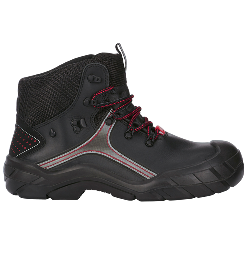 Roofer / Crafts_Footwear: e.s. S3 Safety shoes Avior + black/red 2