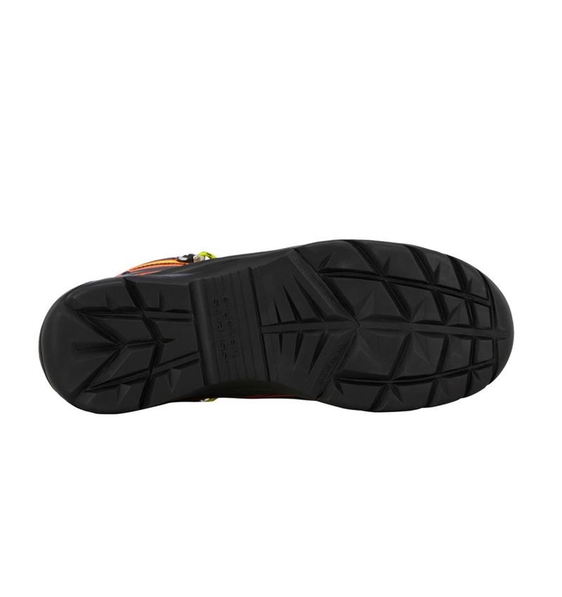 Roofer / Crafts_Footwear: e.s. S3 Safety shoes Kajam + black/high-vis orange/high-vis yellow 2