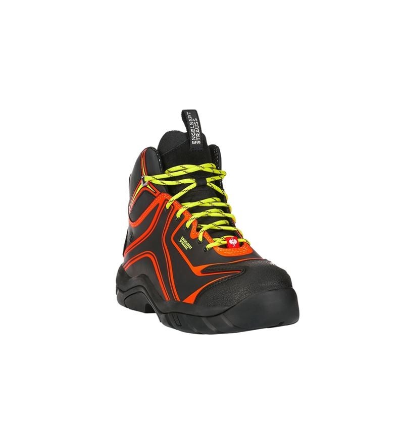 Roofer / Crafts_Footwear: e.s. S3 Safety shoes Kajam + black/high-vis orange/high-vis yellow 3