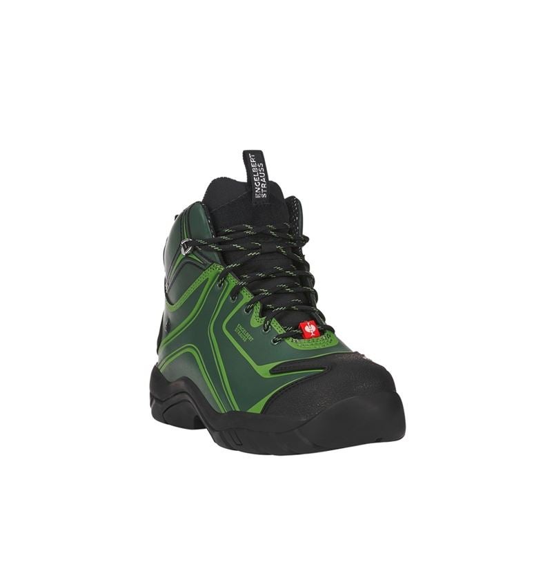 Roofer / Crafts_Footwear: e.s. S3 Safety shoes Kajam + green/seagreen 2