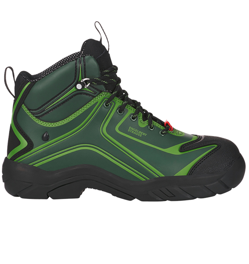 Roofer / Crafts_Footwear: e.s. S3 Safety shoes Kajam + green/seagreen 1