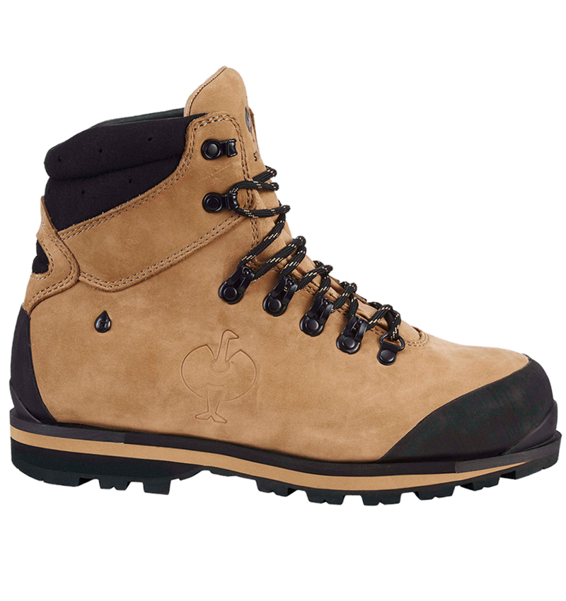 S3: S7L Safety boots e.s. Alrakis II mid + almondbrown/black 4