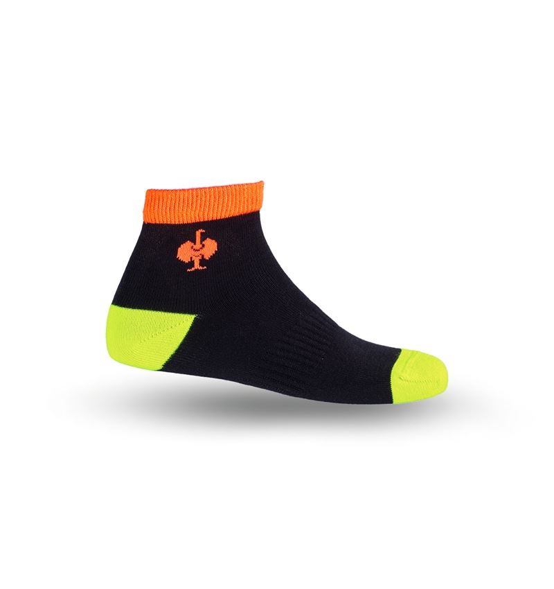 Accessories: e.s. Allround socks Classic light/mid, children's + black/high-vis yellow