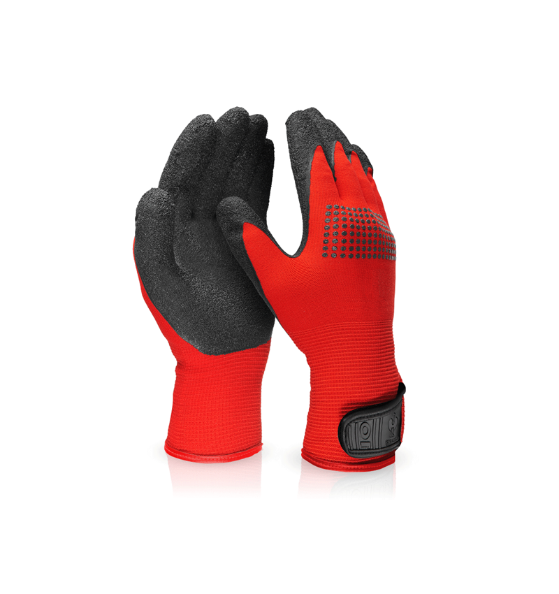 Coated: Latex knitted gloves Techno Grip