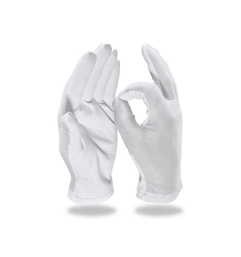Textil: Urmakar handskar, 12-pack + vit