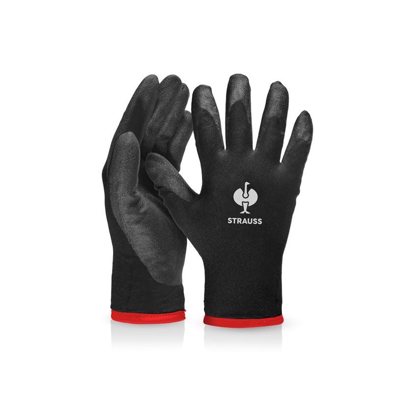 Cold: Vinyl winter gloves Comfort Plus