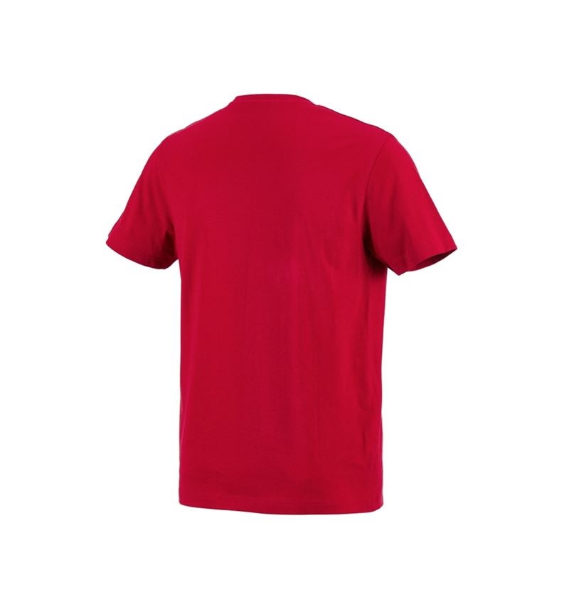 Överdelar: e.s. T-Shirt cotton + eldröd 1