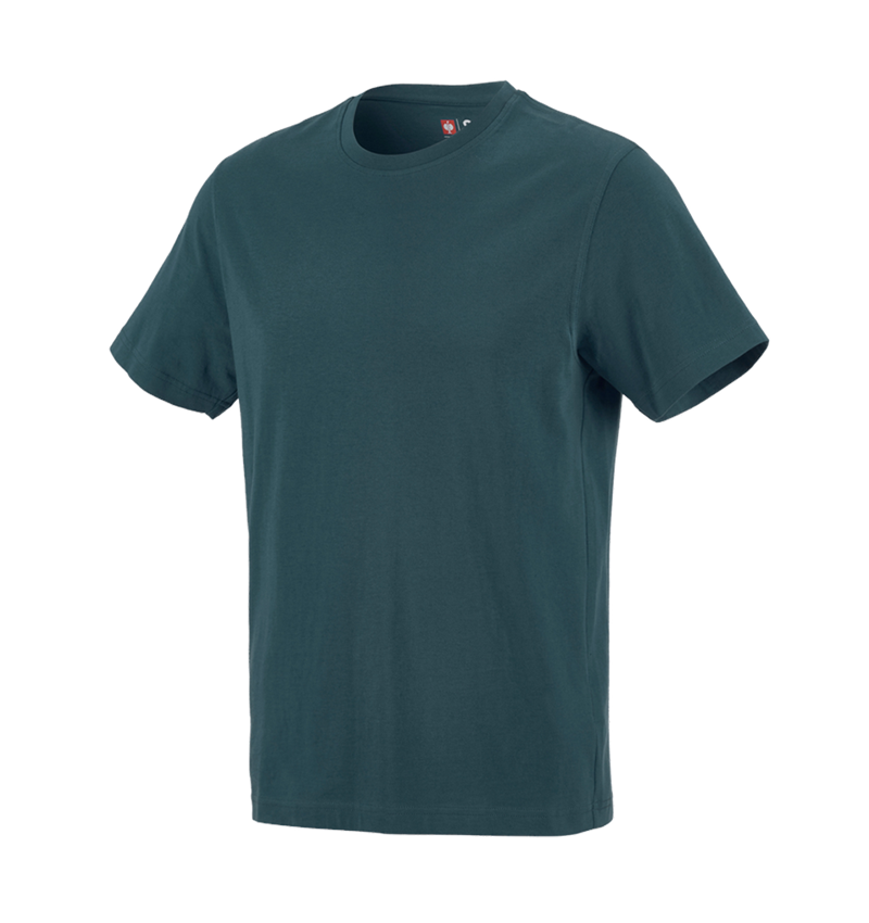 Teman: e.s. T-Shirt cotton + sjöblå
