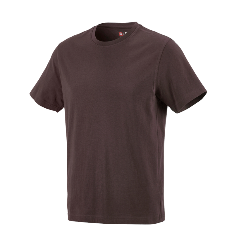 Överdelar: e.s. T-Shirt cotton + brun