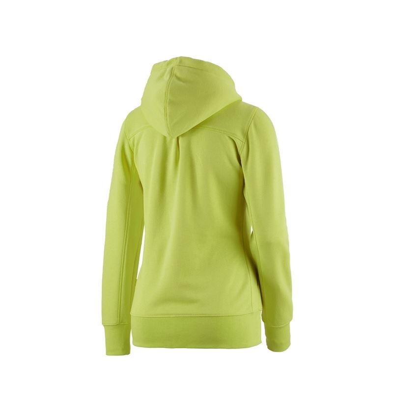 Shirts, Pullover & more: e.s. Hoody sweatjacket poly cotton, ladies' + maygreen 1