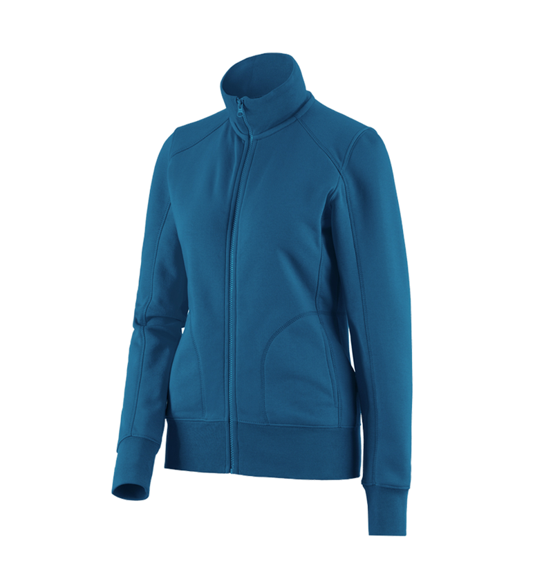 Shirts, Pullover & more: e.s. Sweat jacket poly cotton, ladies' + atoll 1