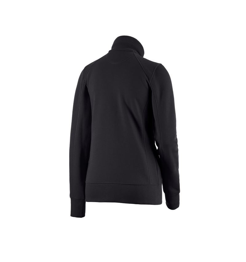 Topics: e.s. Sweat jacket poly cotton, ladies' + black 2