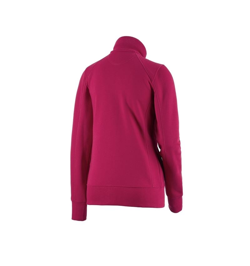 Topics: e.s. Sweat jacket poly cotton, ladies' + berry 2