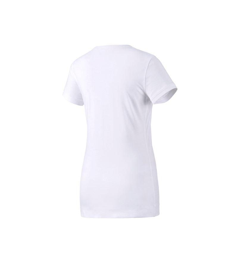 Överdelar: e.s. Long-Shirt cotton, dam + vit 2