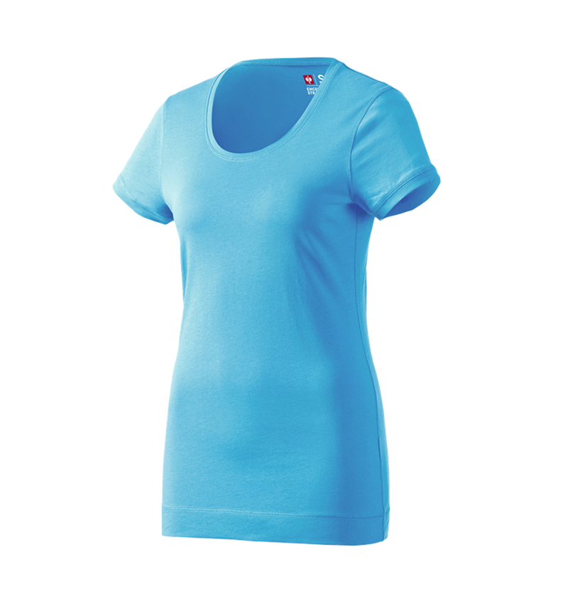 Topics: e.s. Long shirt cotton, ladies' + turquoise 1
