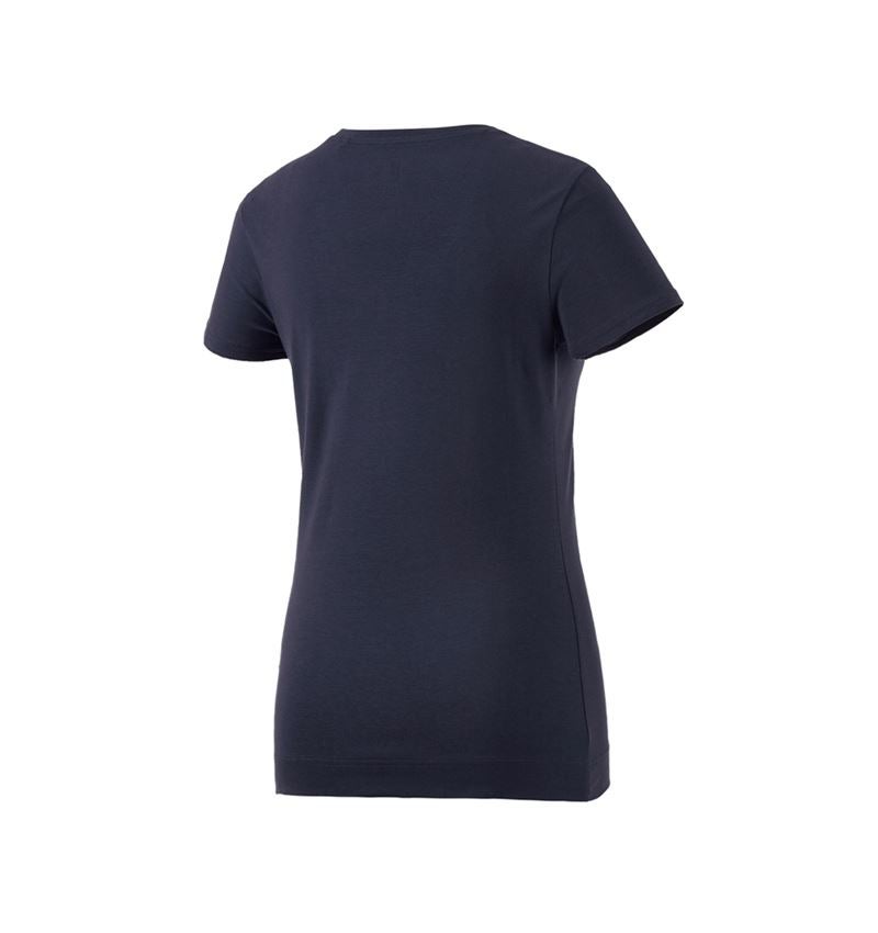 Shirts, Pullover & more: e.s. T-shirt cotton stretch, ladies' + navy 3