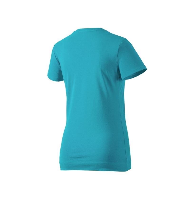 Topics: e.s. T-shirt cotton stretch, ladies' + ocean 4