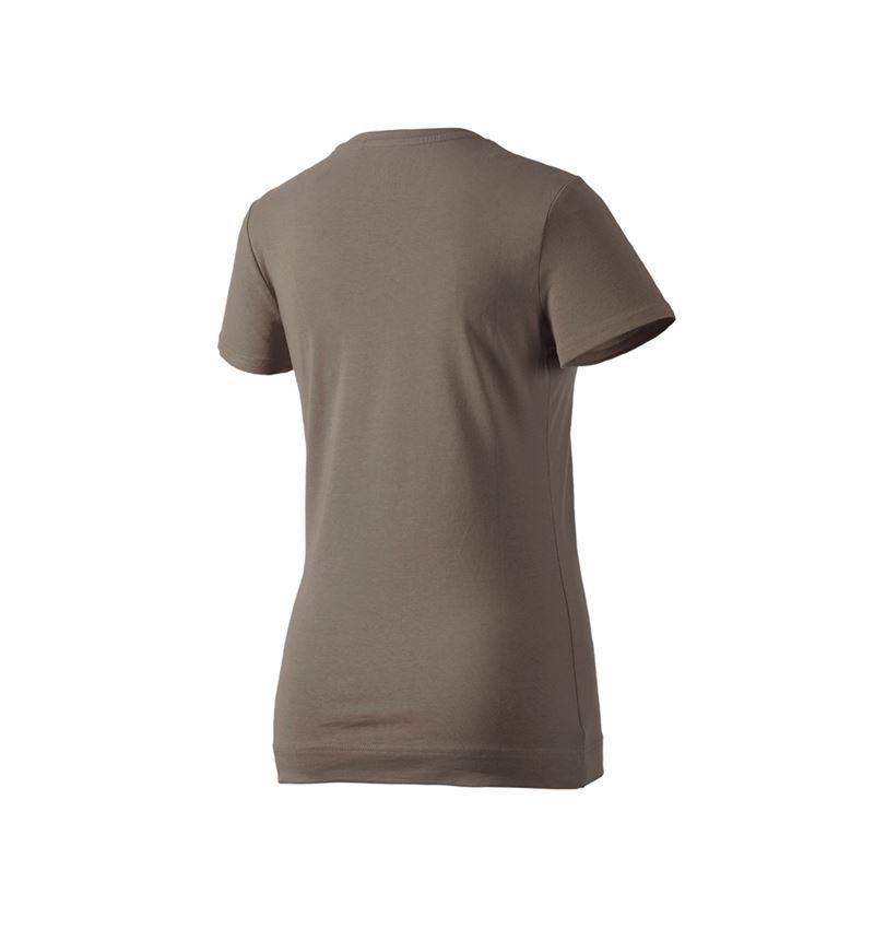 Överdelar: e.s. T-Shirt cotton stretch, dam + sten 3