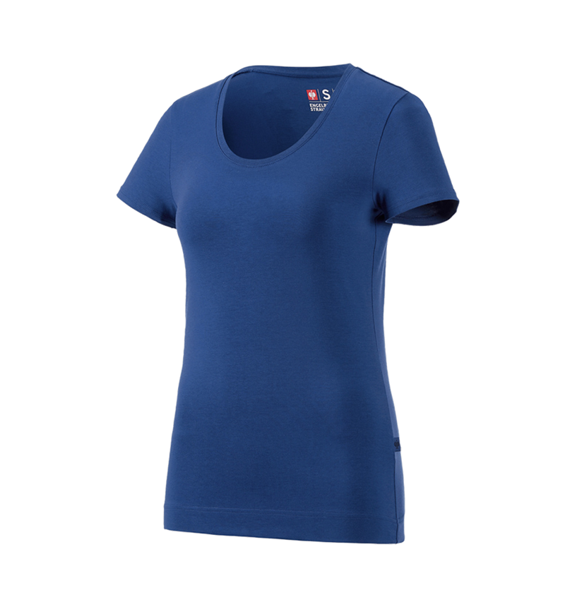 Shirts, Pullover & more: e.s. T-shirt cotton stretch, ladies' + alkaliblue 3