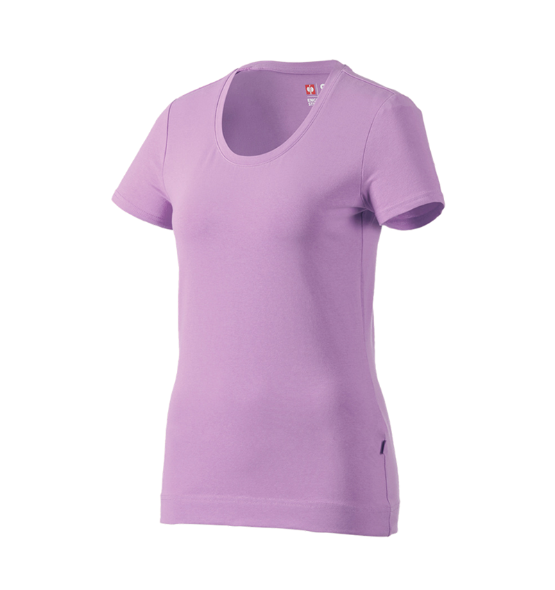 Teman: e.s. T-Shirt cotton stretch, dam + lavendel 2