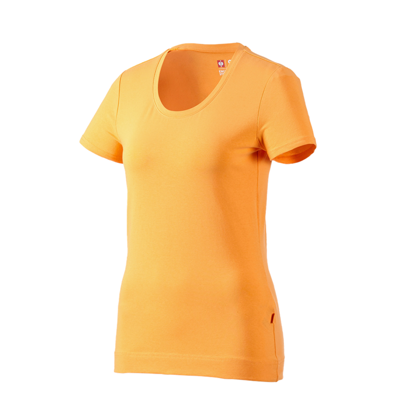 Shirts, Pullover & more: e.s. T-shirt cotton stretch, ladies' + lightorange 2