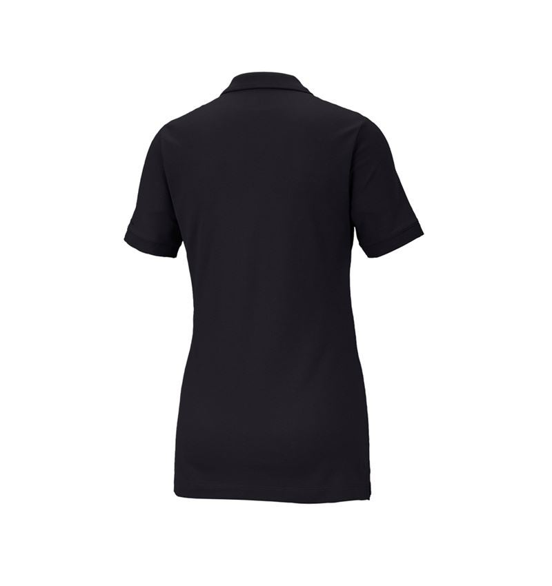Plumbers / Installers: e.s. Pique-Polo cotton stretch, ladies' + black 3
