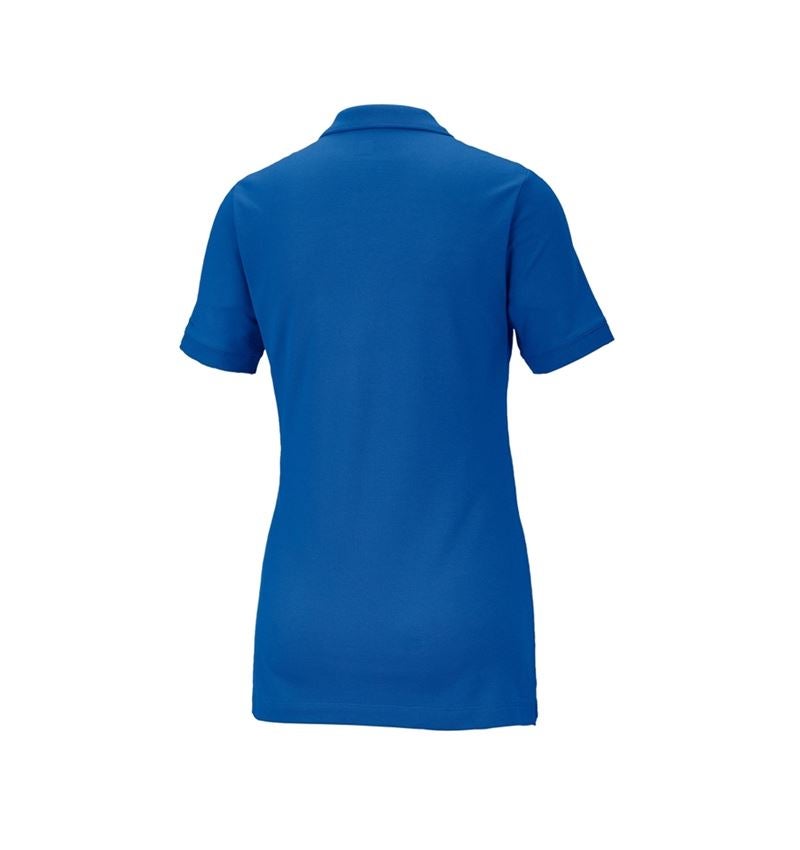 Shirts, Pullover & more: e.s. Pique-Polo cotton stretch, ladies' + gentianblue 3