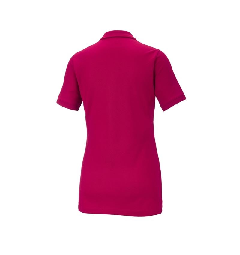 Plumbers / Installers: e.s. Pique-Polo cotton stretch, ladies' + berry 3
