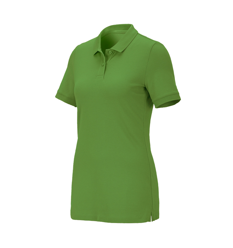 Plumbers / Installers: e.s. Pique-Polo cotton stretch, ladies' + seagreen 2