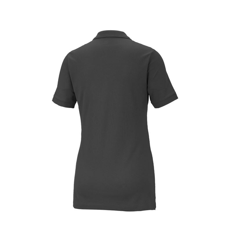 Shirts, Pullover & more: e.s. Pique-Polo cotton stretch, ladies' + anthracite 3