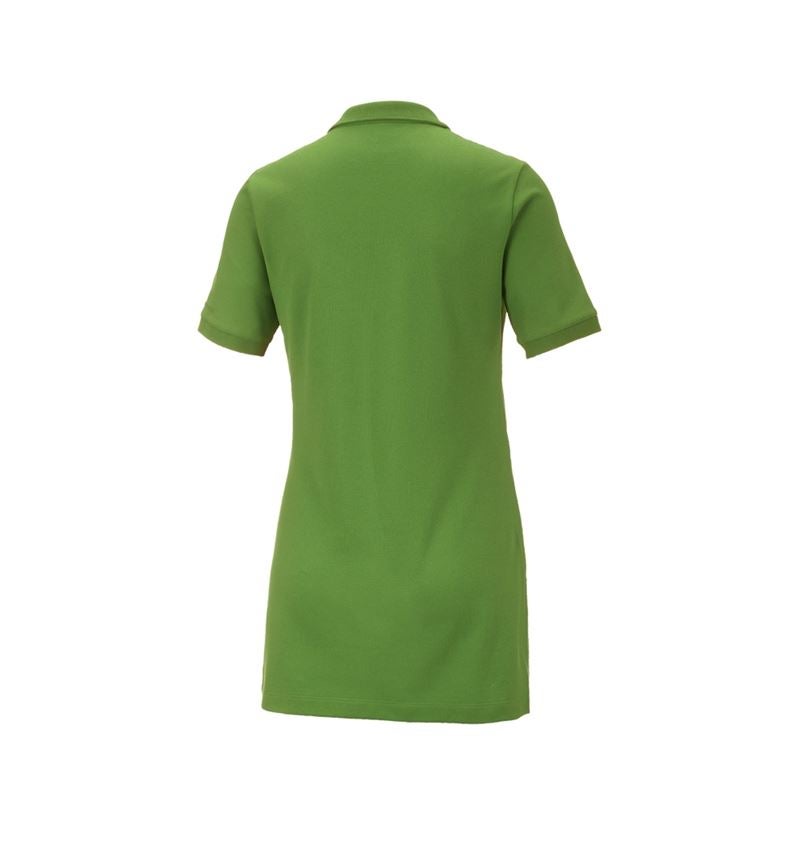Shirts, Pullover & more: e.s. Pique-Polo cotton stretch, ladies', long fit + seagreen 3