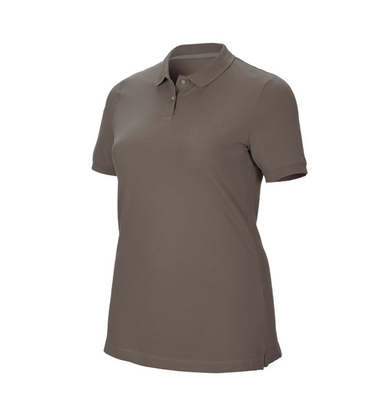 Plumbers / Installers: e.s. Pique-Polo cotton stretch, ladies', plus fit + stone 2