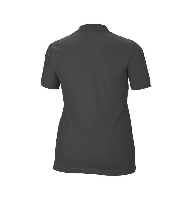 Plumbers / Installers: e.s. Pique-Polo cotton stretch, ladies', plus fit + anthracite 3