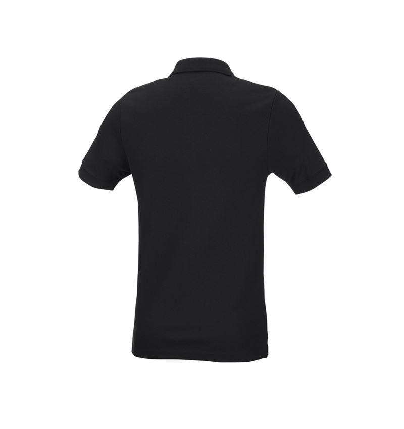 Plumbers / Installers: e.s. Pique-Polo cotton stretch, slim fit + black 3