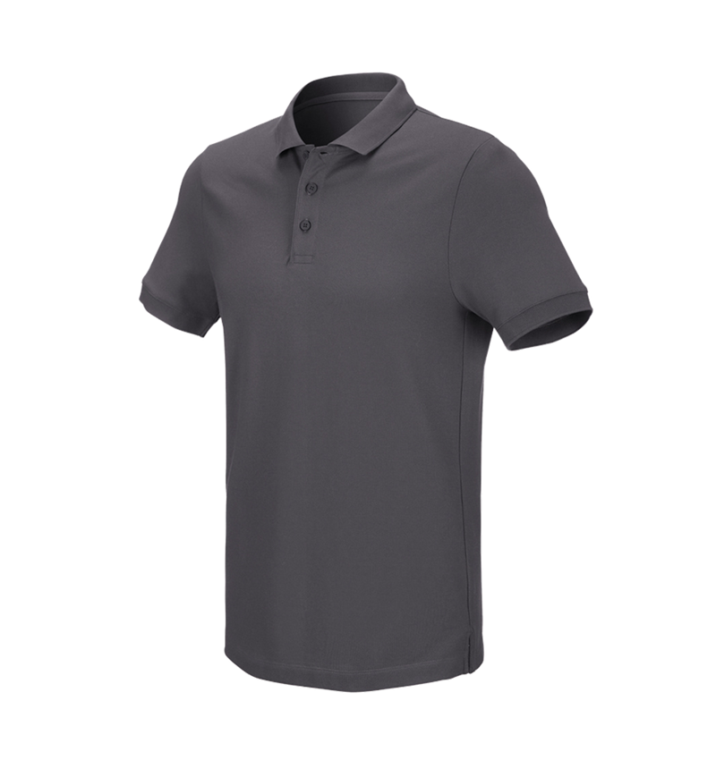 Plumbers / Installers: e.s. Pique-Polo cotton stretch + anthracite 2