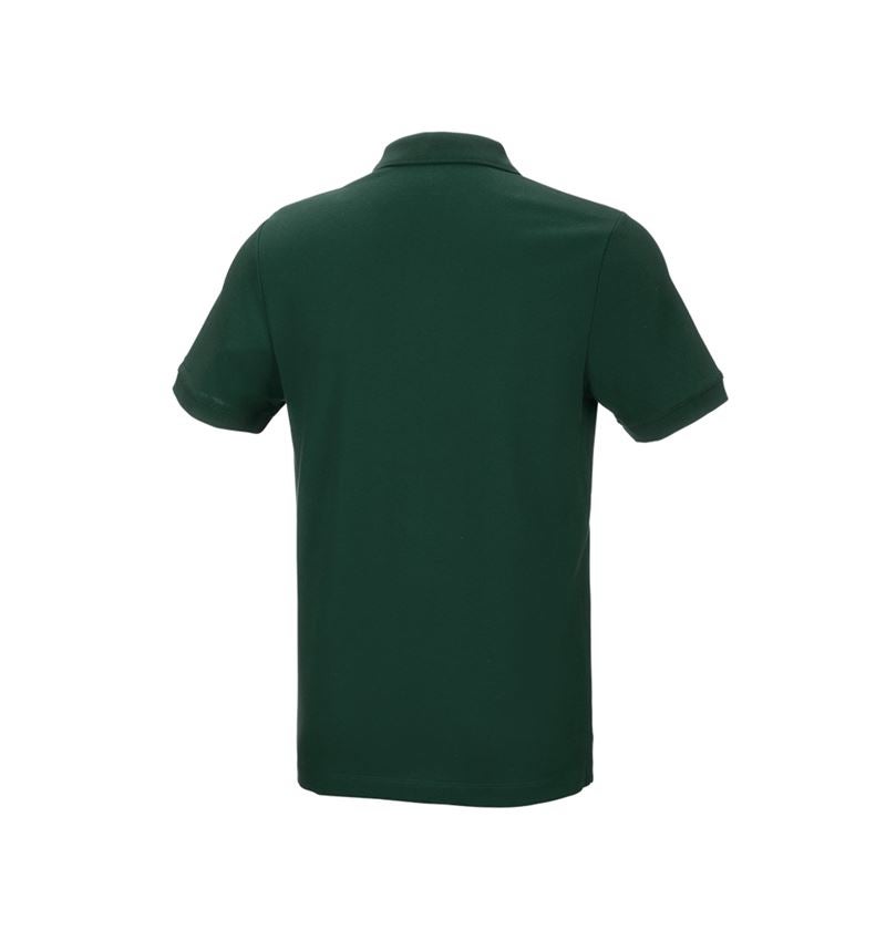 Plumbers / Installers: e.s. Pique-Polo cotton stretch + green 3