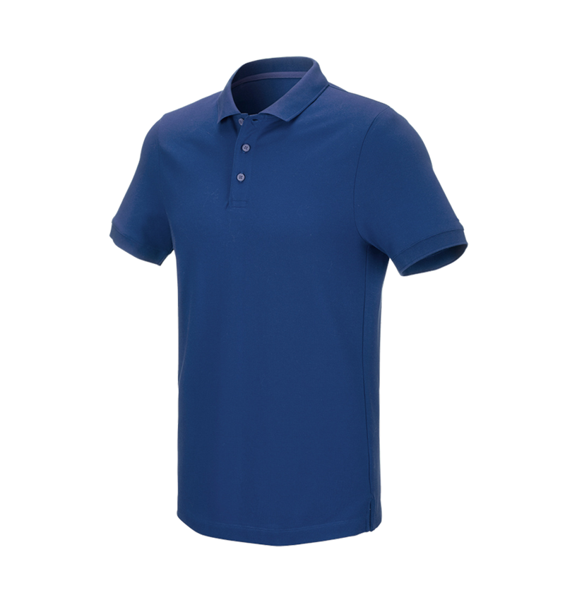 Shirts, Pullover & more: e.s. Pique-Polo cotton stretch + alkaliblue 2