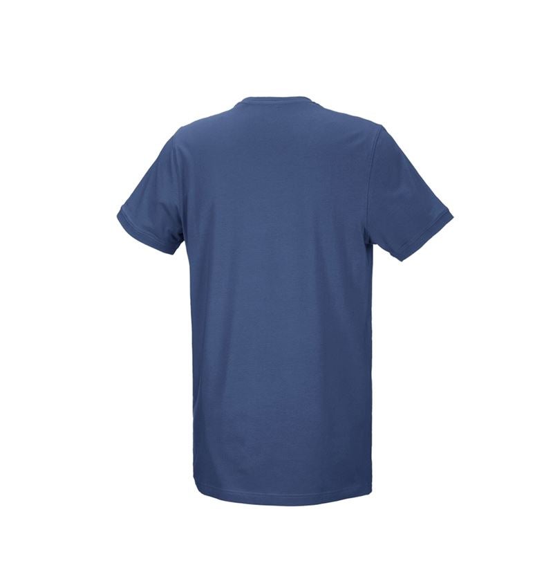 Snickare: e.s. T-shirt cotton stretch, long fit + kobolt 3