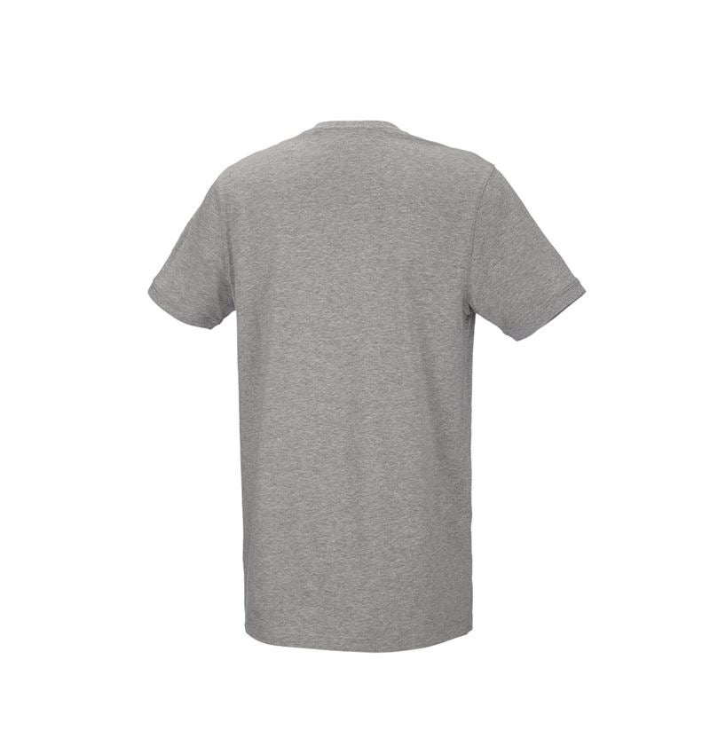 VVS Installatörer / Rörmokare: e.s. T-shirt cotton stretch, long fit + gråmelerad 3