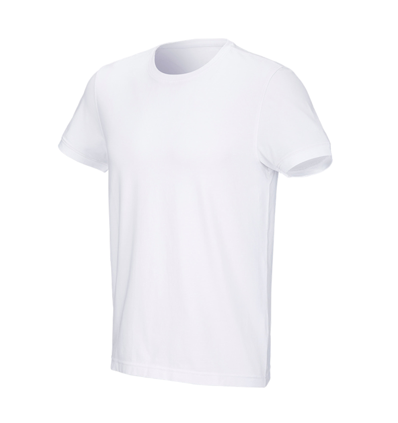 Skogsbruk / Trädgård: e.s. T-shirt cotton stretch + vit 3